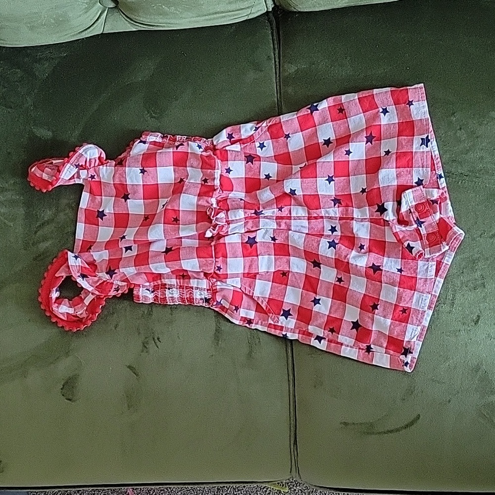 Cat & Jack 4th of July romper 2T